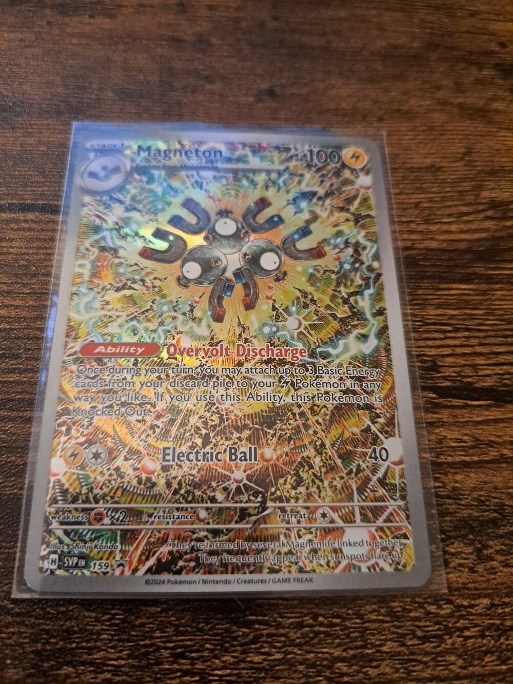 Magneton 159 (SVP) NM Holofoil Promo Rare Pokémon Card